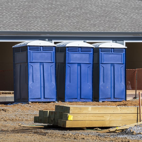 what is the maximum capacity for a single portable restroom in Saylorville IA